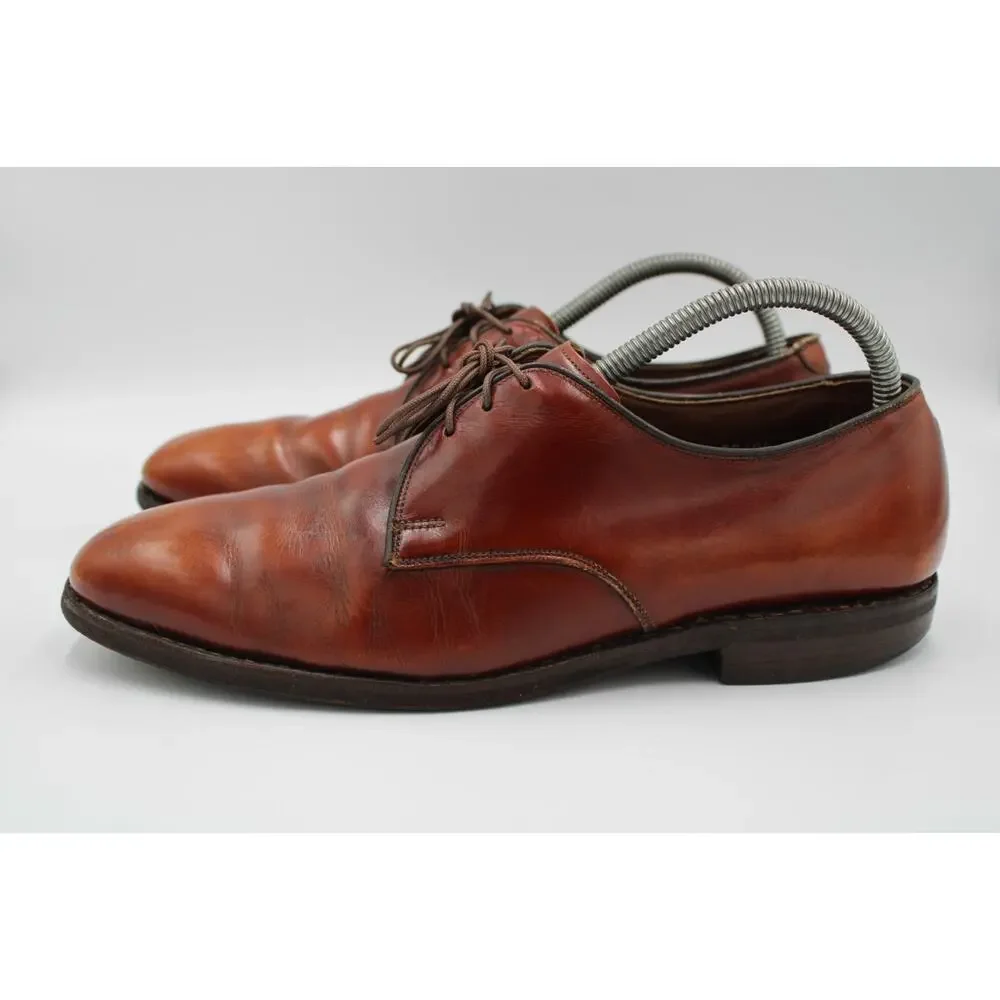 Size 8 - Vintage Allen Edmonds Madison Men's Leather Derby Dress Shoes